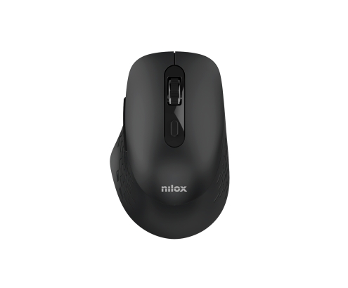 Nilox RATON DUAL WIRELESS 1600 DPI NEGRO ratón Oficina Bluetooth + USB Type-A Óptico