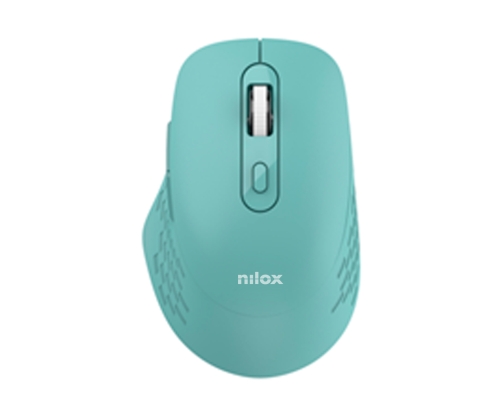 Nilox RATON DUAL WIRELESS 1600 DPI VERDE ratón Oficina Bluetooth + USB Type-A Óptico