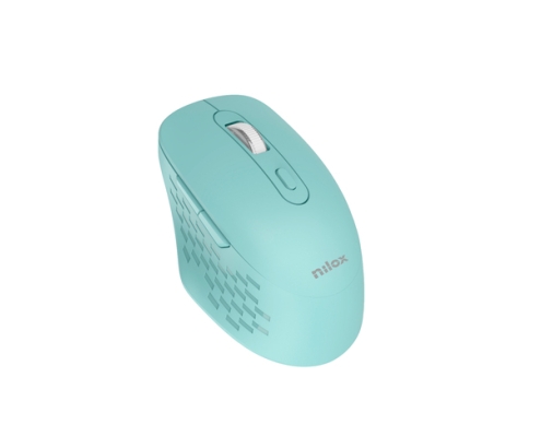 Nilox RATON DUAL WIRELESS 1600 DPI VERDE ratón Oficina Bluetooth + USB Type-A Óptico
