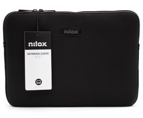 Nilox Sleeve Funda para portatil de 13.3P neopreno Negro 