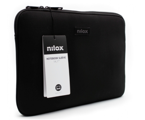 Nilox Sleeve Funda para portatil de 14.1P neopreno Negro 
