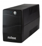 Nilox UPS PREMIUM LINE INT. LÍ­nea interactiva 600 VA 0,6 kVA 420 W Negro