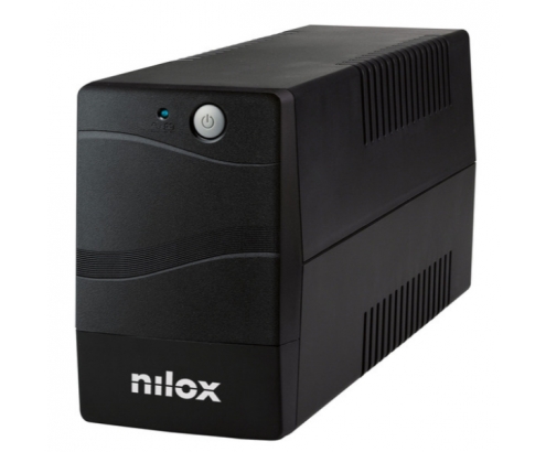 Nilox UPS PREMIUM LINE INT. LÍ­nea interactiva 600 VA 0,6 kVA 420 W Negro