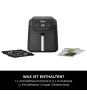 Ninja AF170EU freidora Sencillo 6,2 L Independiente 2000 W Freidora de aire caliente Negro