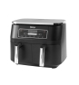Ninja AF300 Doble 7,6 L Independiente 2470 W Freidora de aire caliente Negro