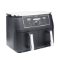Ninja AF400EU freidora Doble 9,5 L Independiente 2470 W Freidora de aire caliente Negro