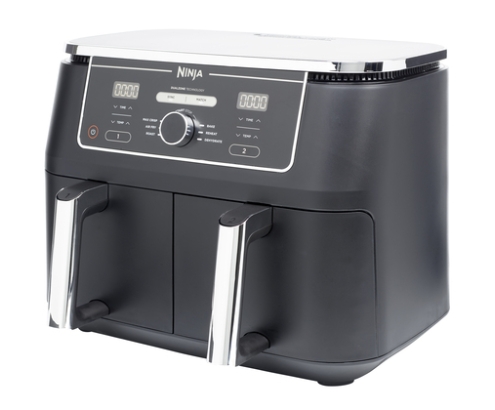 Ninja AF400EU freidora Doble 9,5 L Independiente 2470 W Freidora de aire caliente Negro