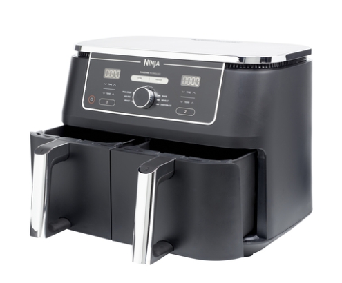 Ninja AF400EU freidora Doble 9,5 L Independiente 2470 W Freidora de aire caliente Negro