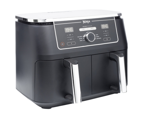Ninja AF400EU freidora Doble 9,5 L Independiente 2470 W Freidora de aire caliente Negro