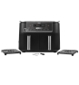 Ninja AF451EU freidora Sencillo 9,5 L 2470 W Freidora de aire caliente Negro