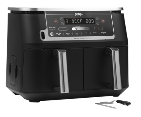 Ninja AF451EU freidora Sencillo 9,5 L 2470 W Freidora de aire caliente Negro