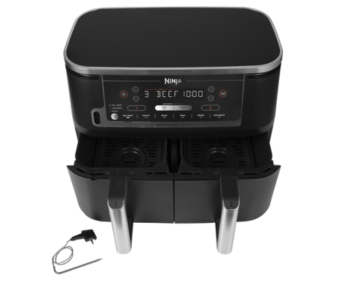 Ninja AF451EU freidora Sencillo 9,5 L 2470 W Freidora de aire caliente Negro