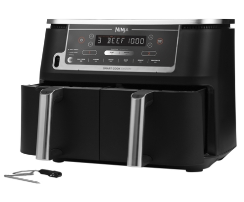 Ninja AF451EU freidora Sencillo 9,5 L 2470 W Freidora de aire caliente Negro