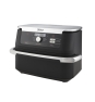 Ninja AF500EU freidora Doble 10,4 L Independiente 2470 W Freidora de aire caliente Negro, Acero inoxidable