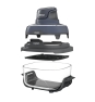Ninja CRISPi Sencillo 3,8 L 1700 W Freidora de aire caliente Azul, Gris, Transparente