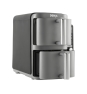 Ninja SL400EU freidora Doble 9,5 L 2470 W Freidora de aire caliente Negro, Gris