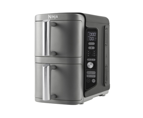 Ninja SL400EU freidora Doble 9,5 L 2470 W Freidora de aire caliente Negro, Gris