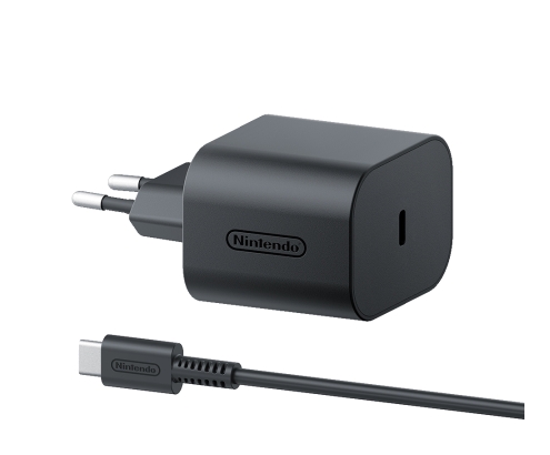 Nintendo 10015096 cargador de dispositivo móvil Consola de juegos portátil Negro Corriente alterna Interior