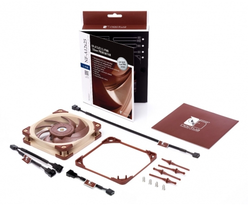 Noctua Carcasa del ordenador Ventilador 12 cm 1200 RPM Beige, Marrón
