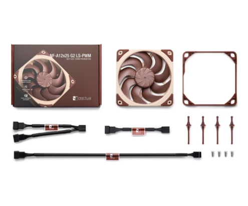 Noctua NF-A12X25 G2 LS-PWM sistema de refrigeración para ordenador Carcasa del ordenador Ventilador 12 cm Beige 1 pieza(s)