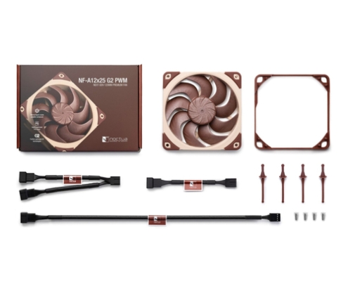 Noctua NF-A12x25 G2 PWM Carcasa del ordenador Ventilador 12 cm Beige 1 pieza(s)