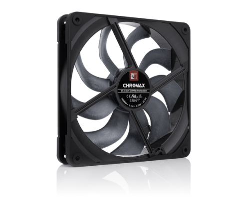 Noctua NF-A14X25 G2 PWM CHROMAX.BLACK sistema de refrigeración para ordenador Carcasa del ordenador Ventilador 14 cm Negro 1 pieza(s)