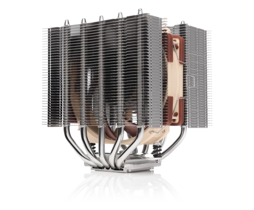 Noctua NH-D12L sistema de refrigeración para ordenador Procesador Refrigerador de aire Aluminio, Beige, Marrón