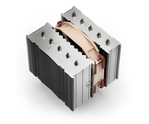 Noctua NH-D12L sistema de refrigeración para ordenador Procesador Refrigerador de aire Aluminio, Beige, Marrón