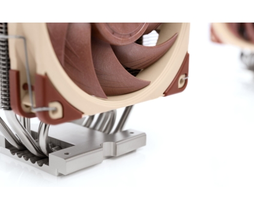 Noctua NH-U12S DX-4677 sistema de refrigeración para ordenador Procesador Refrigerador de aire 12 cm Marrón, Marrón claro, Plata
