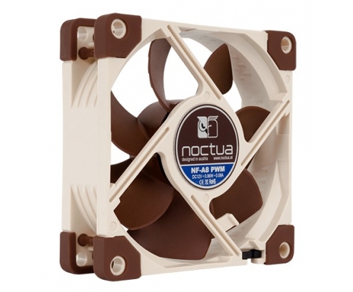 NOCTUA ventilador de PC Carcasa del ordenador Enfriador 8 cm Beige, Marrón