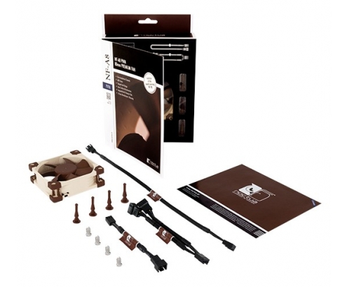 NOCTUA ventilador de PC Carcasa del ordenador Enfriador 8 cm Beige, Marrón