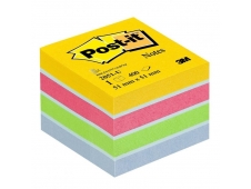 NOTAS ADHESIVAS POST-IT MINI CUBO 51X51MM AMARILLO ULTRA COMPUESTO POR...