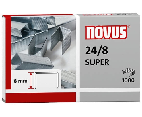 Novus 24/8 SUPER Paquete de grapas 1000 grapas
