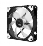 NOX H-Fan Pro LED WHITE Ventilador 12 cm Negro, Blanco 1 pieza(s)