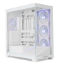 NOX Hummer BLADE, Torre ATX, ARGB, Ultra Airflow, Blanco