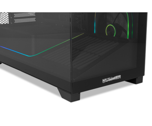 NOX Hummer BLADE, Torre ATX, ARGB, Ultra Airflow, Negro