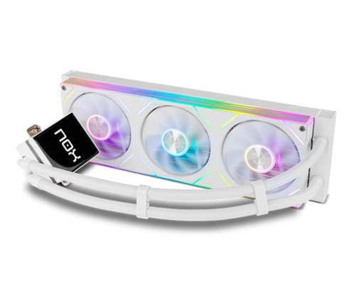 NOX Hummer M-360 LCD|Kit RL Magnético ARGB Blanco