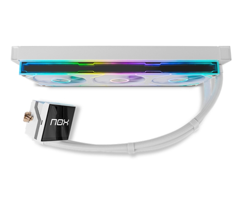 NOX Hummer M-360 LCD|Kit RL Magnético ARGB Blanco
