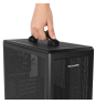 NOX Hummer Mini torre M-ATX portable mesh Ngr