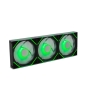 NOX Hummer Pro Link Carcasa del ordenador Refrigerador de aire 12 cm Negro 3 pieza(s)