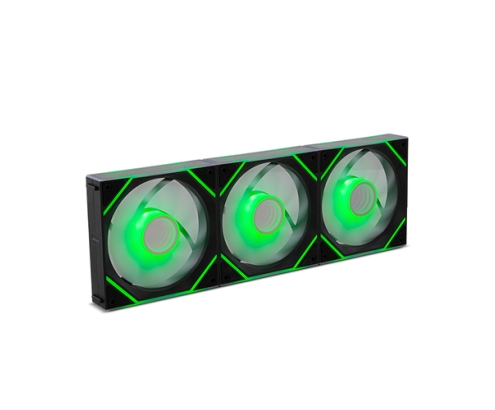 NOX Hummer Pro Link Carcasa del ordenador Refrigerador de aire 12 cm Negro 3 pieza(s)