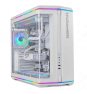 NOX Hummer Semitorre ATX cristal curvo ARGB Blnc