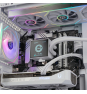 NOX Hummer Semitorre ATX cristal curvo ARGB Blnc