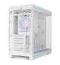 NOX Hummer Semitorre ATX cristal curvo ARGB Blnc