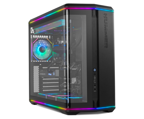 NOX Hummer Semitorre ATX cristal curvo ARGB Ngr