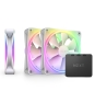 NZXT F120 RGB DUO Triple Pack Carcasa del ordenador Ventilador 12 cm Blanco 3 pieza(s)