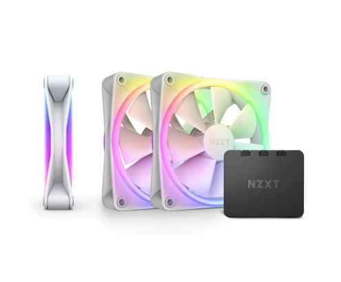 NZXT F120 RGB DUO Triple Pack Carcasa del ordenador Ventilador 12 cm Blanco 3 pieza(s)
