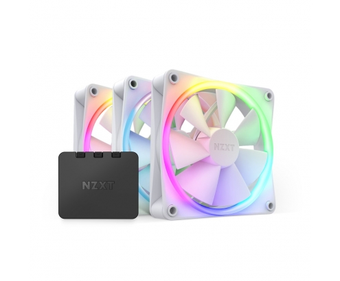 NZXT F120 RGB Triple Pack Carcasa del ordenador Ventilador 12 cm Blanco 3 pieza(s)