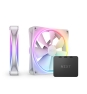 NZXT F140 RGB DUO Twin Pack Carcasa del ordenador Ventilador 14 cm Blanco 2 pieza(s)