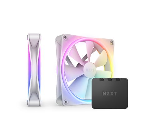 NZXT F140 RGB DUO Twin Pack Carcasa del ordenador Ventilador 14 cm Blanco 2 pieza(s)